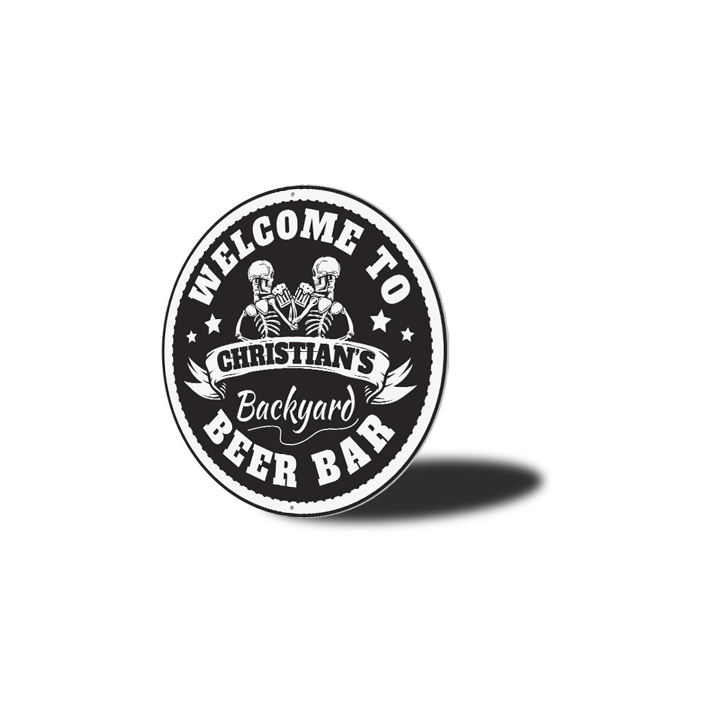 Backyard Beer Bar Sign