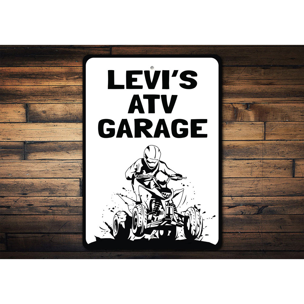 Kids ATV Garage Sign
