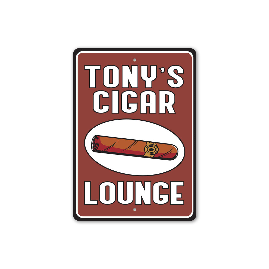 Personalized Cigar Lounge Sign