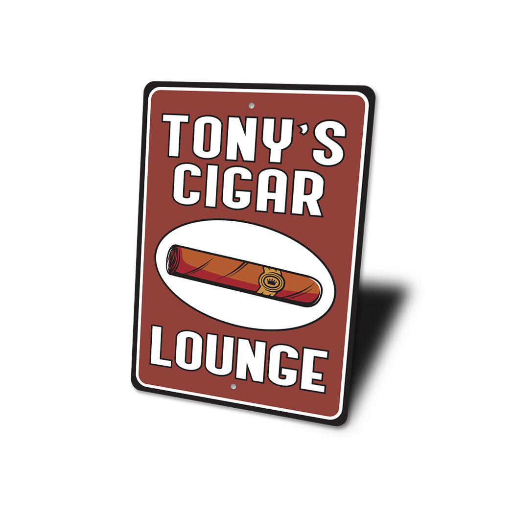 Personalized Cigar Lounge Sign