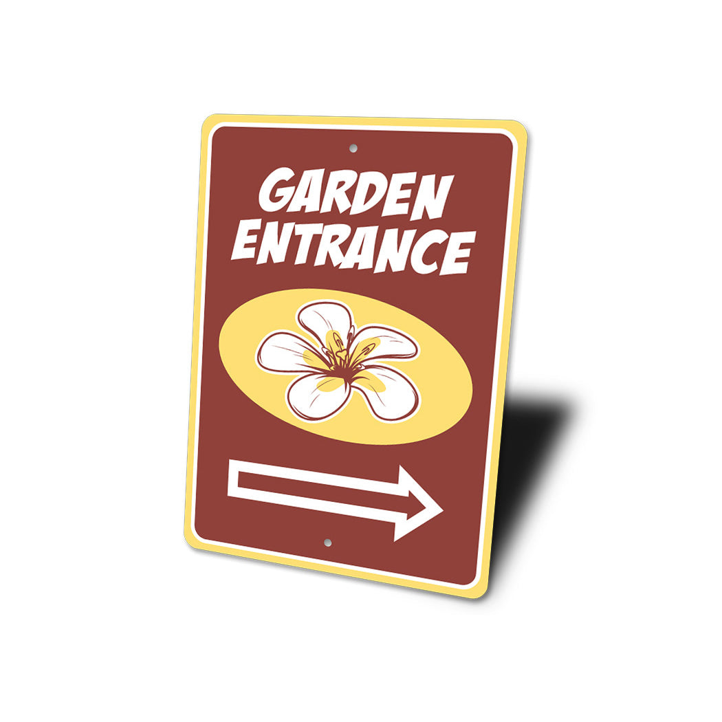 Tropical Flower Garden Sign