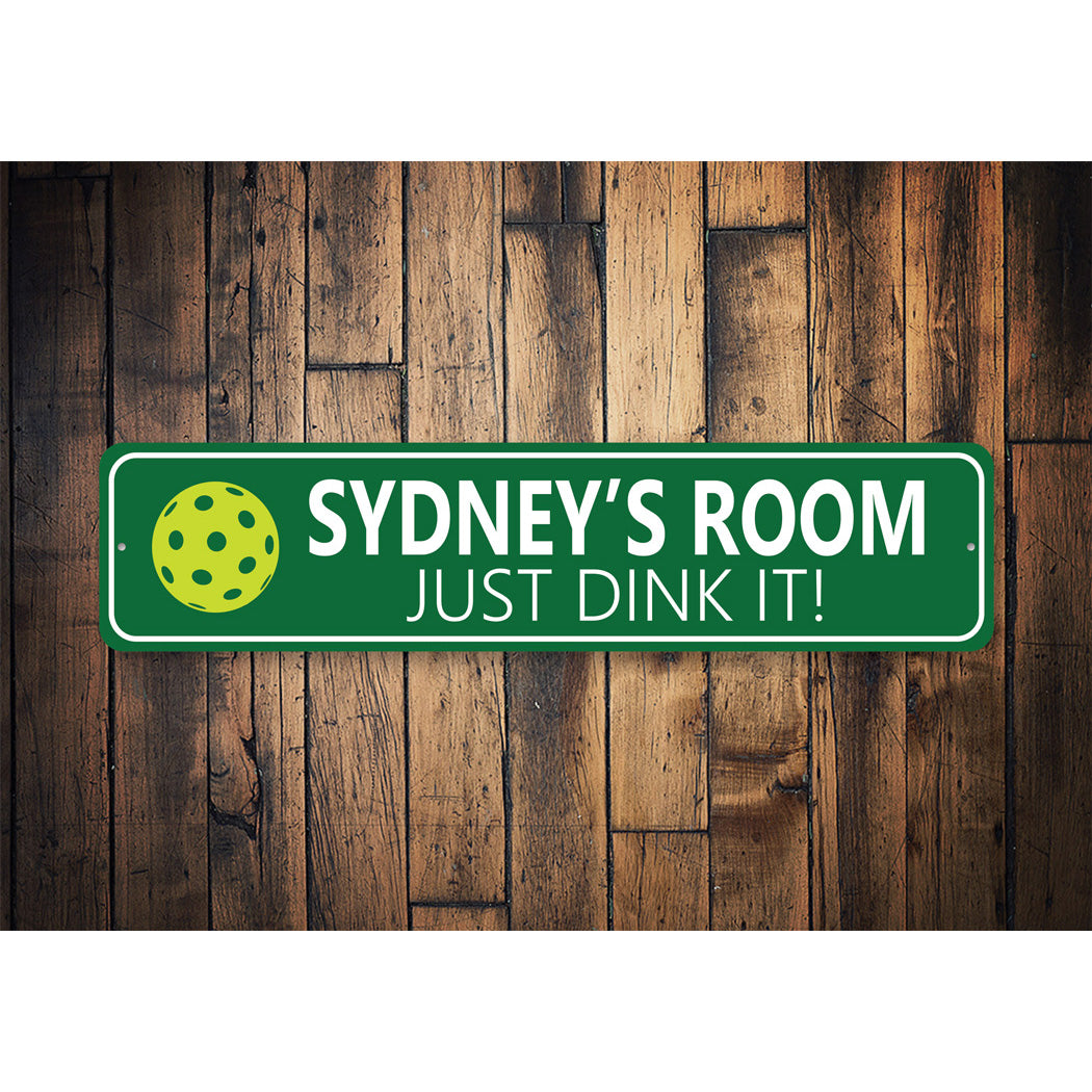 Personalized Pickleball Court Sign