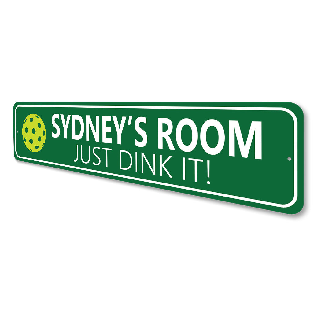 Personalized Pickleball Court Sign