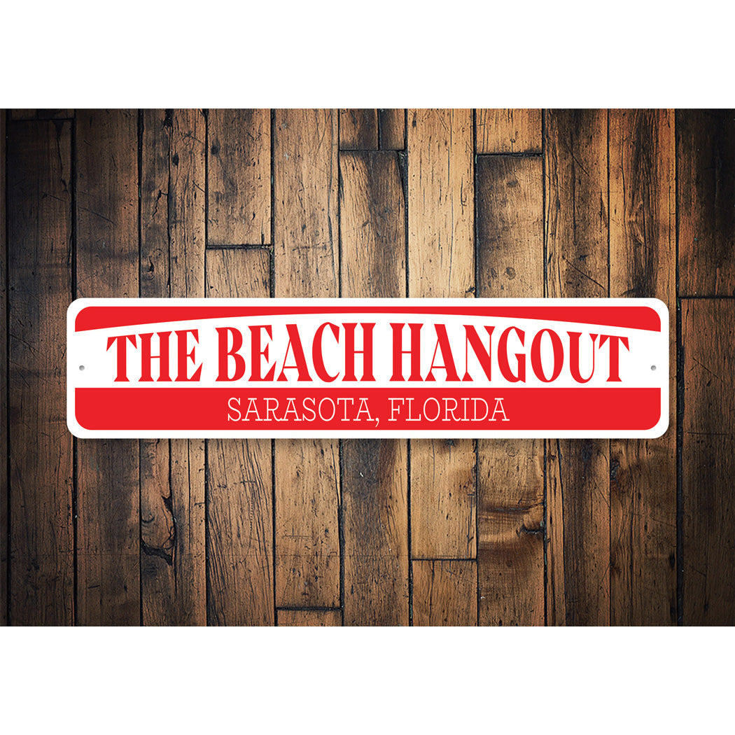 Beach House Location Sign