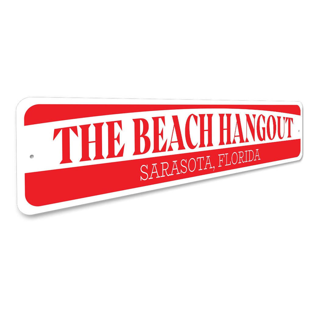 Beach House Location Sign
