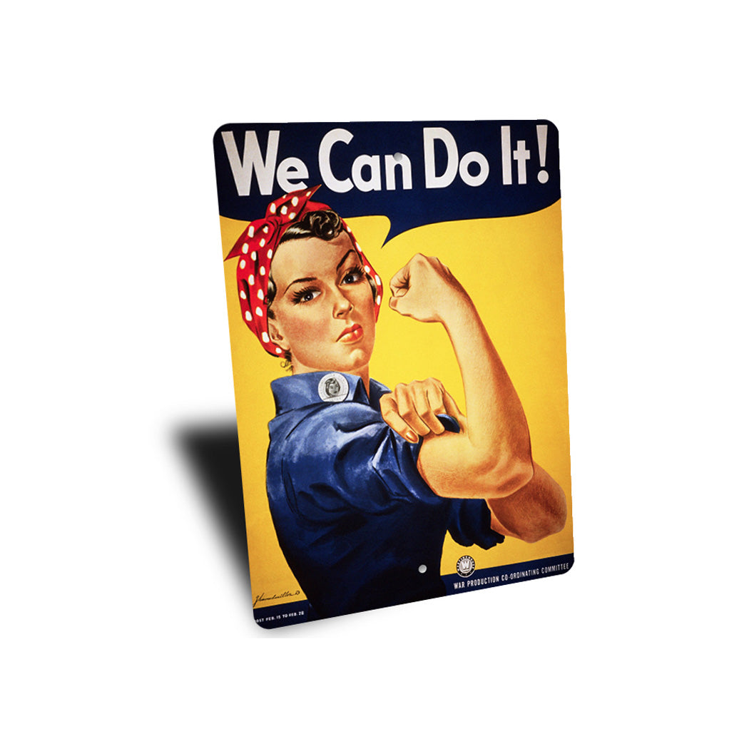 Rosie Retro Poster We Can Do It Sign