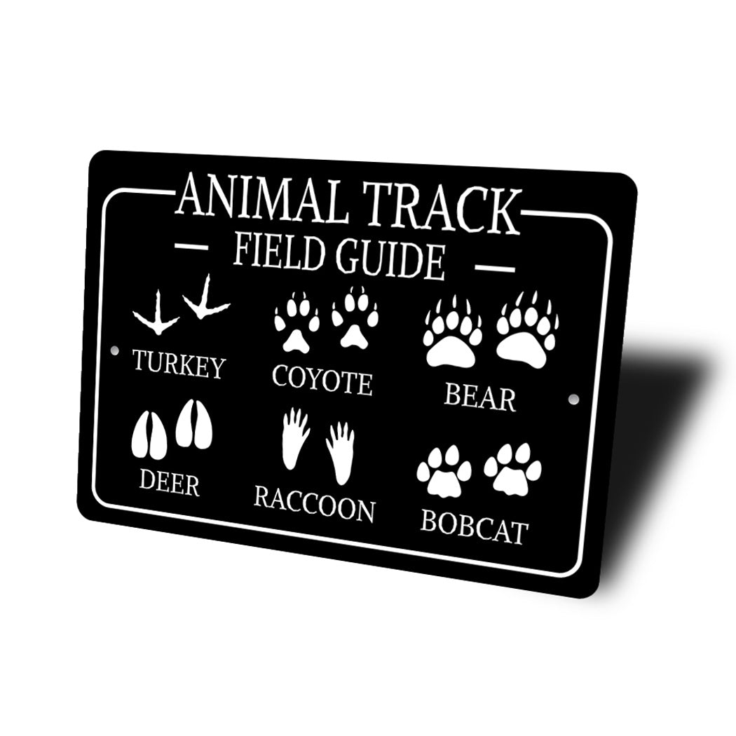 Animal Track And Field Guide Sign
