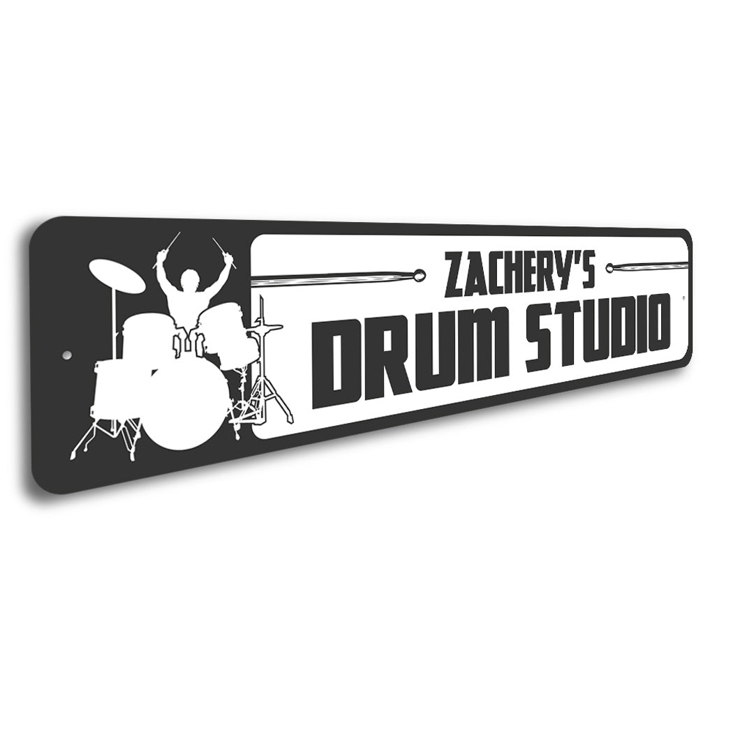 Personalized Drum Studio Sign