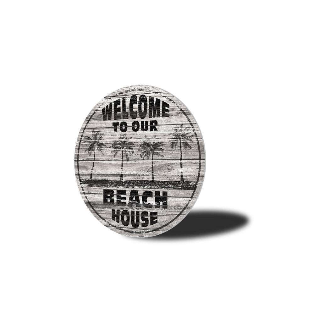 Welcome To Our Beach House Sign