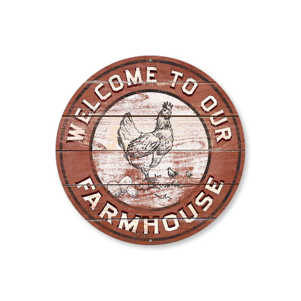 Welcome To Our Farmhouse Sign