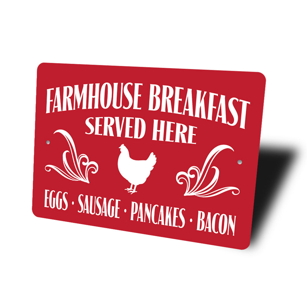 Farmhouse Breakfast Meal Sign
