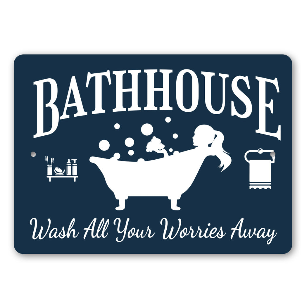 Custom Bathhouse Sign