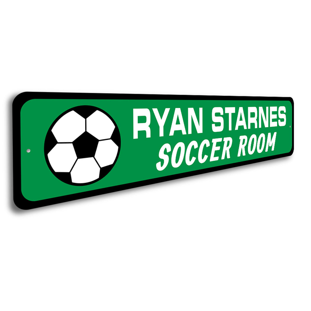 Personalized Soccer Room Sign