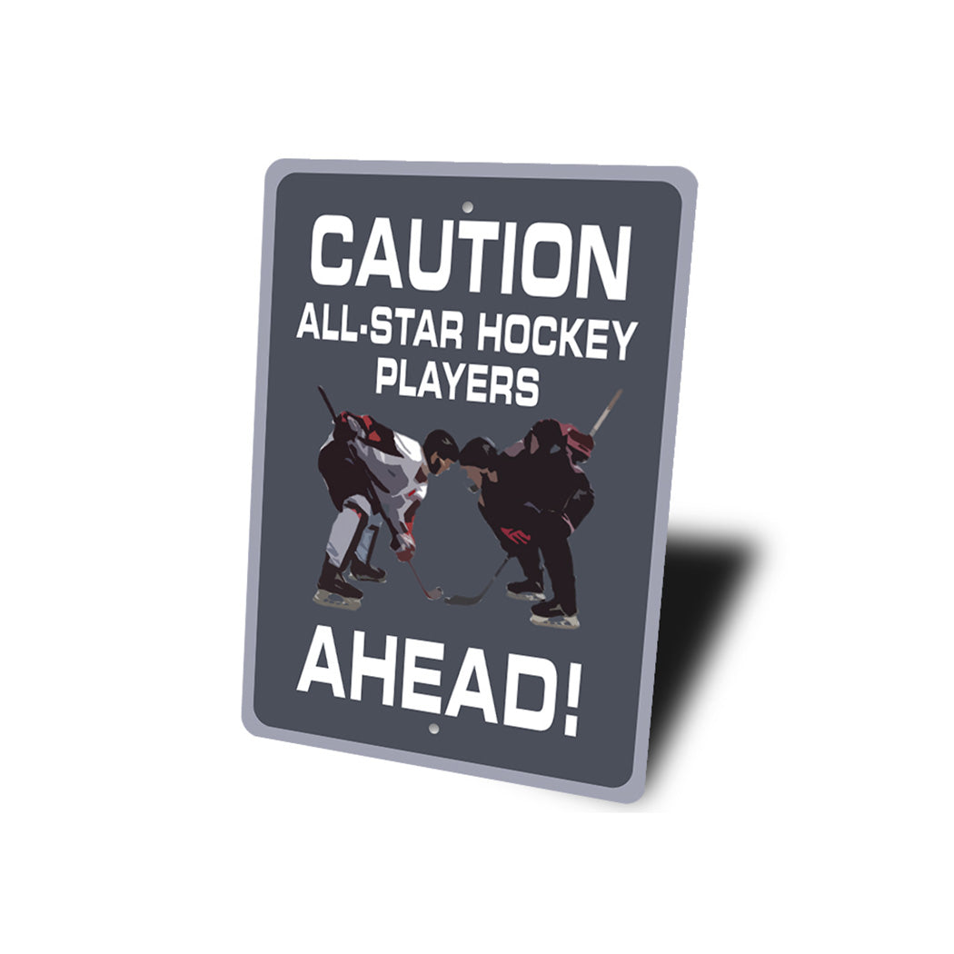 Hockey All Star Room Sign