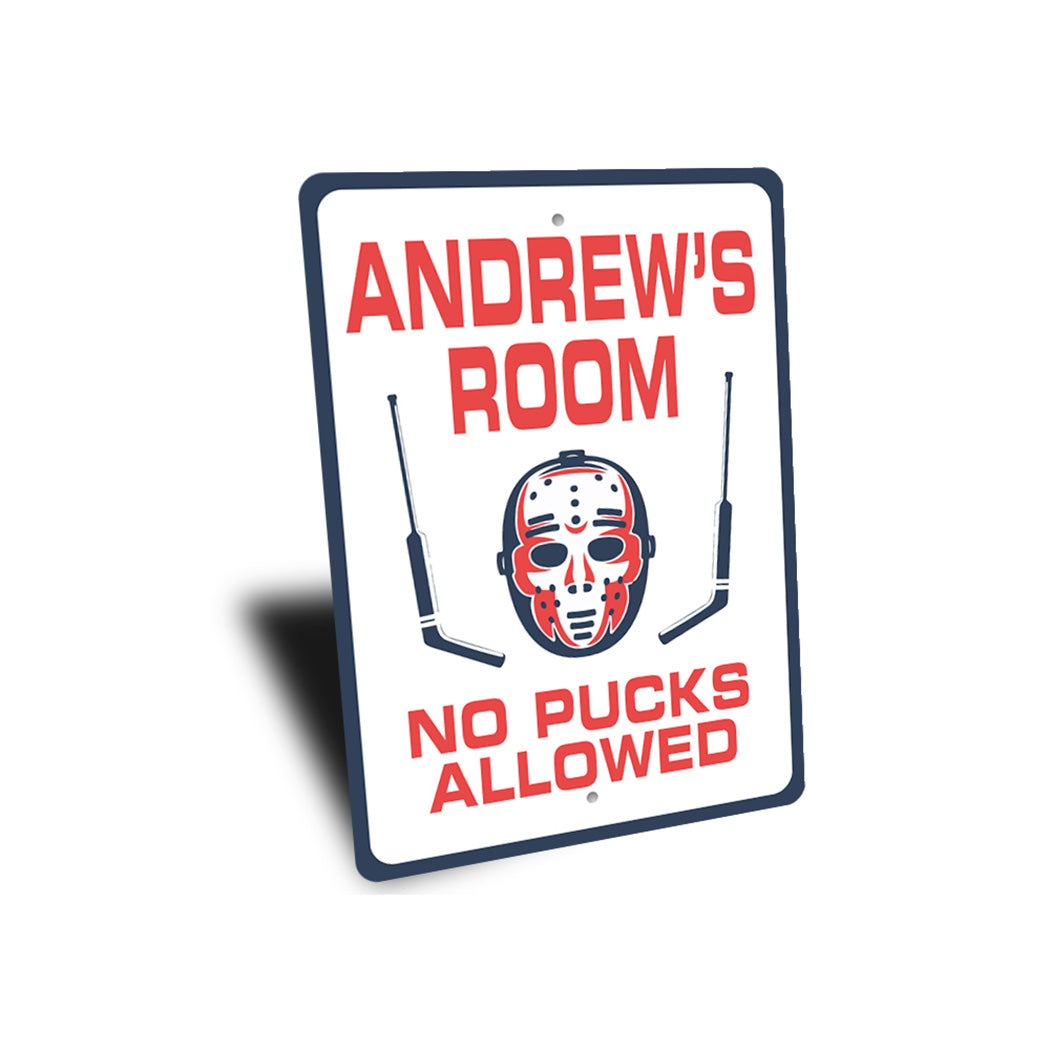 Personalized Funny Hockey Sign