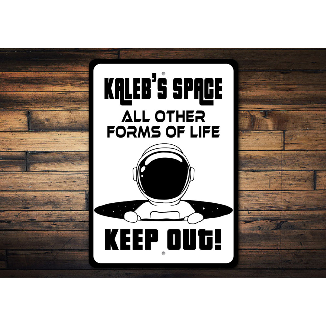 Custom Kids Space Room Sign