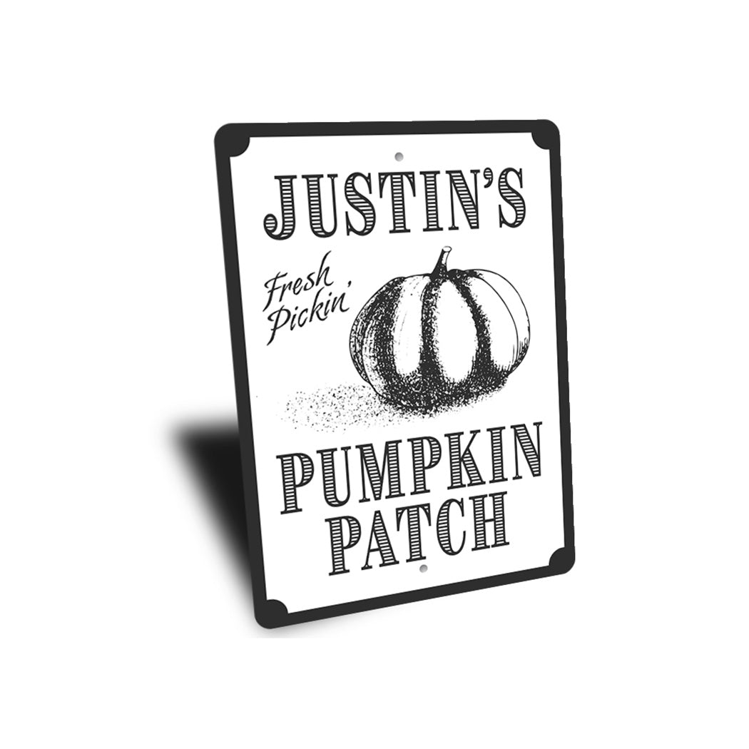 Personalized Pumpkin Patch Sign