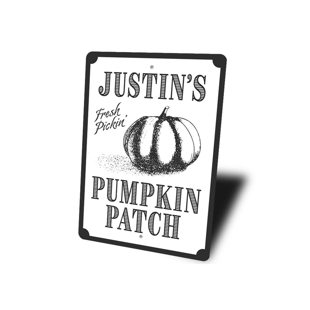 Personalized Pumpkin Patch Sign