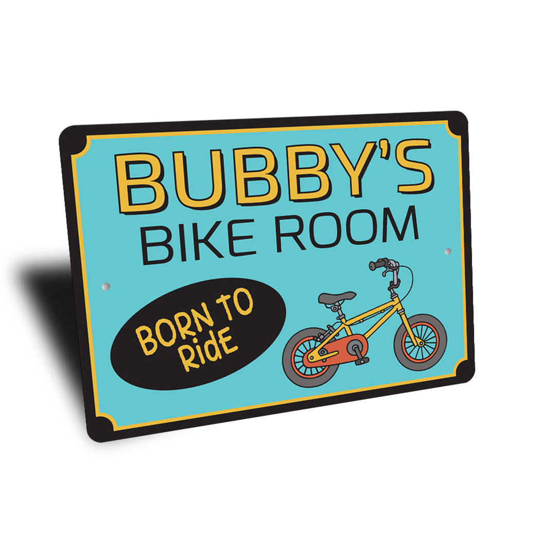 Kid Bike Room Sign
