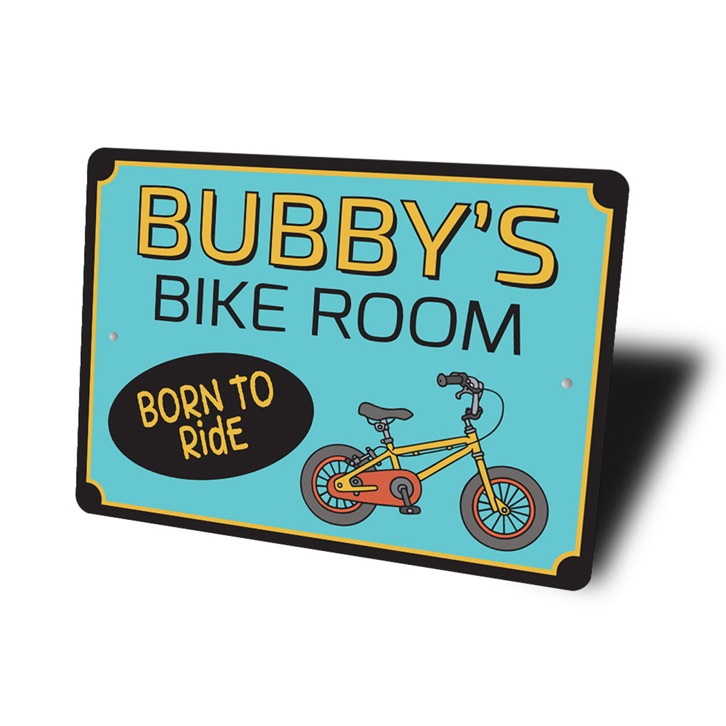 Kid Bike Room Sign