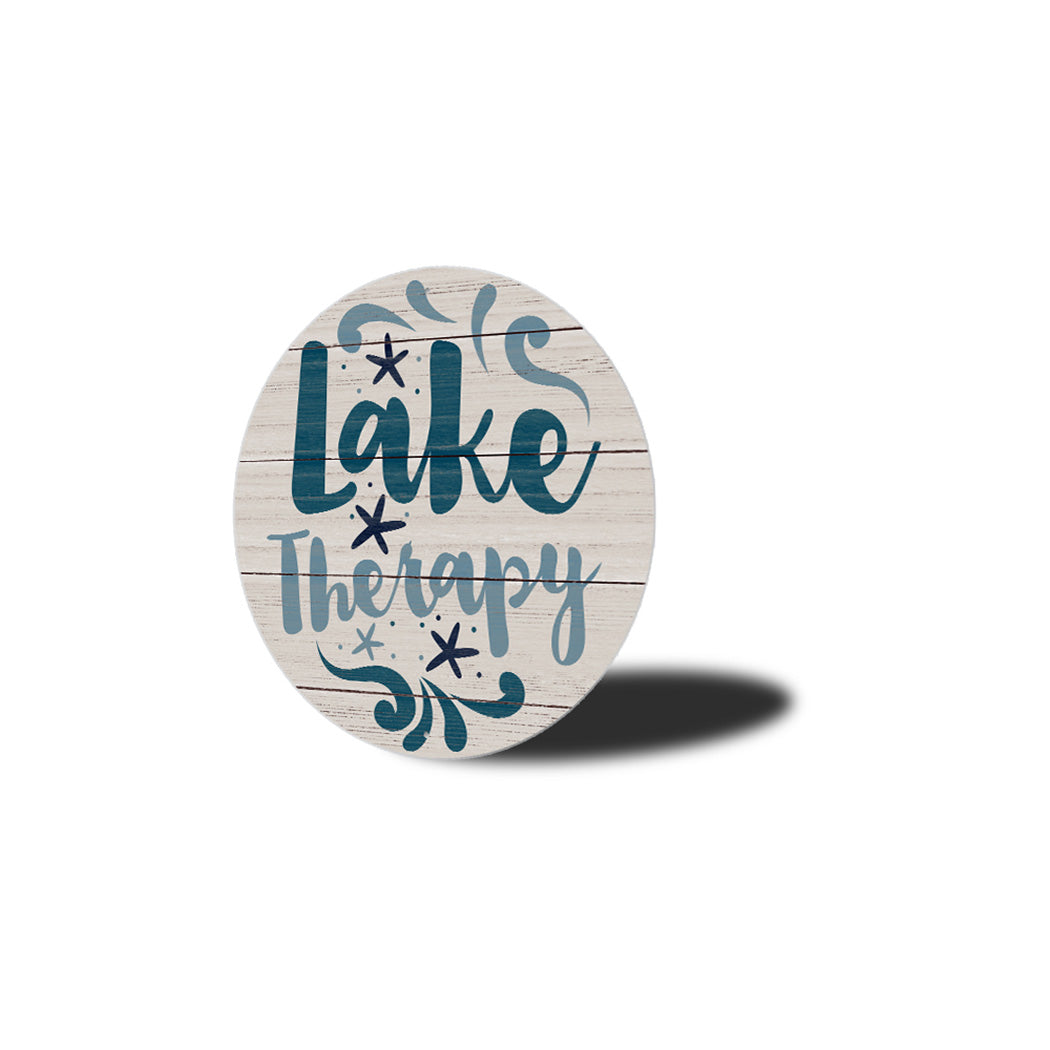 Lake Therapy Sign