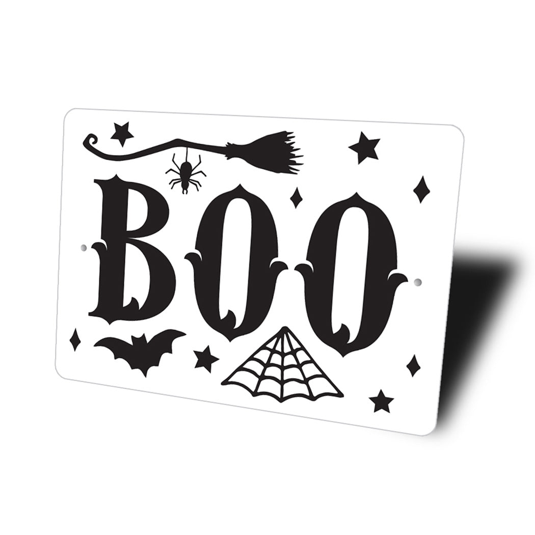 Boo Halloween Sign