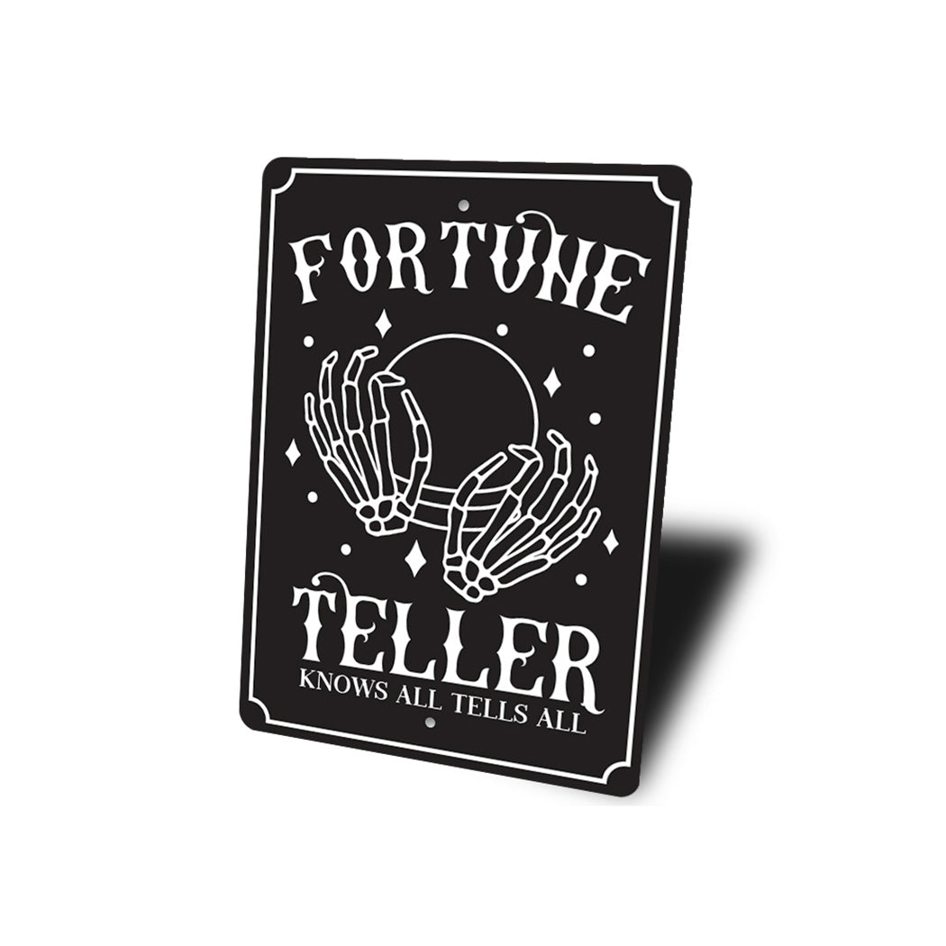 Fortune Teller Knows All Sign