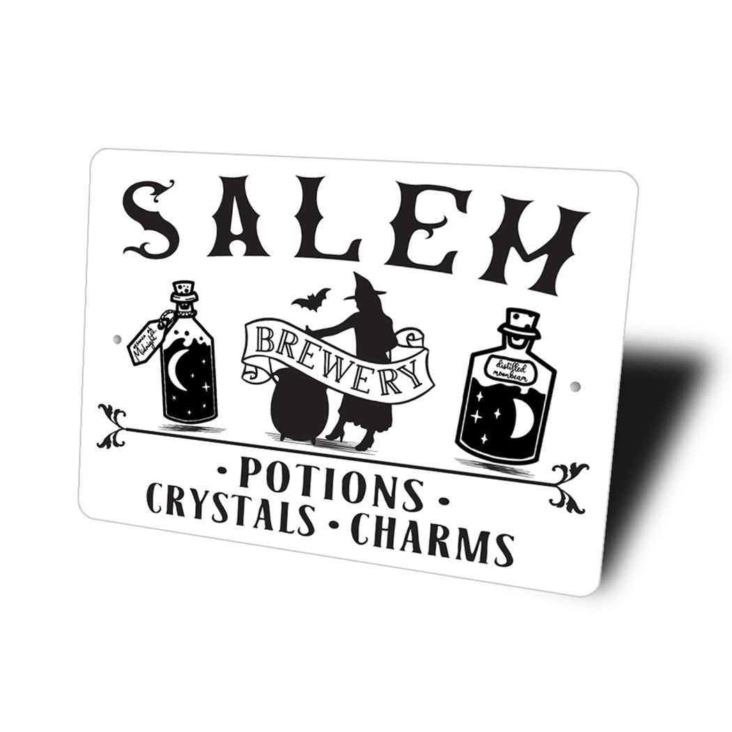 Potions Crystals And Charms Sold Here Sign