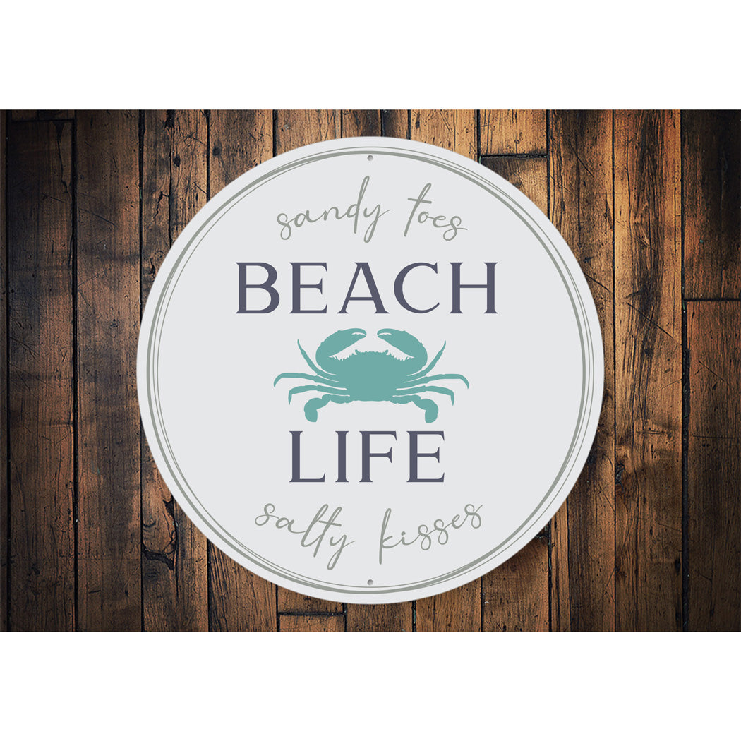 Sandy Toes Beach Sign