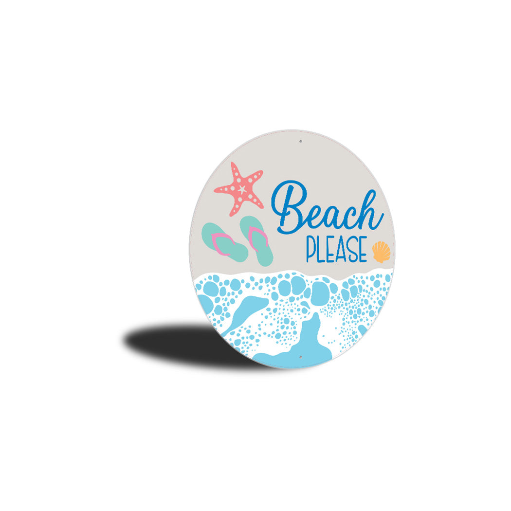 Beach Please Sign