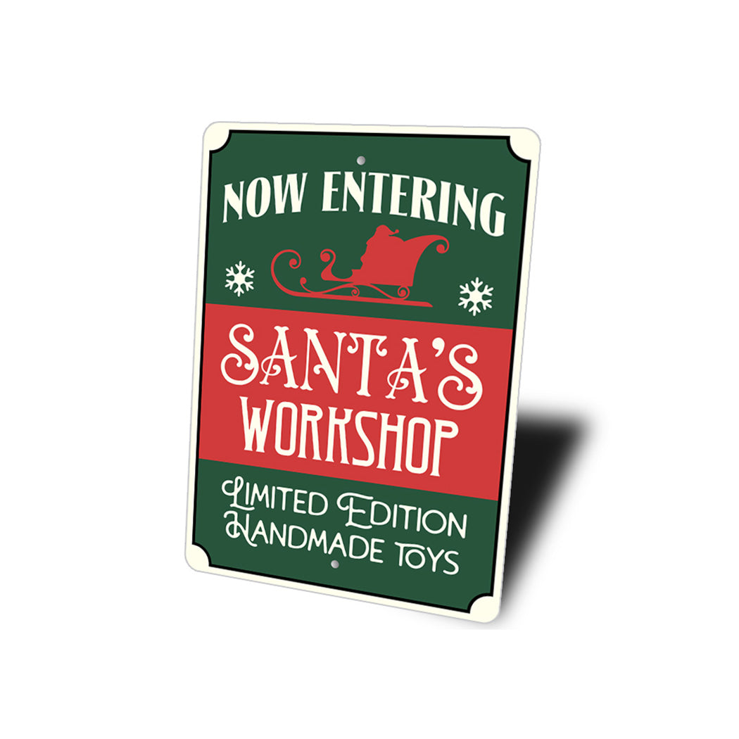 Dads Holiday Workshop Sign