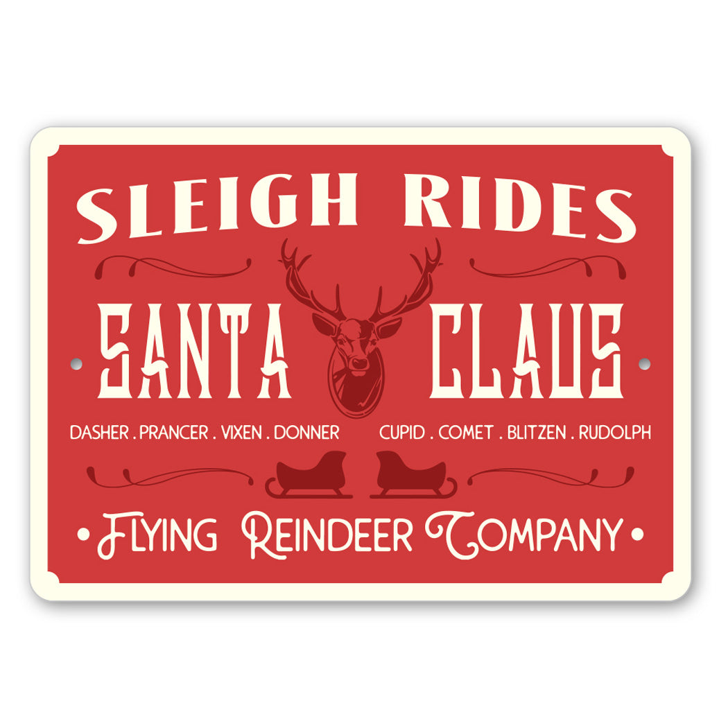 Flying Reindeer Company Sign
