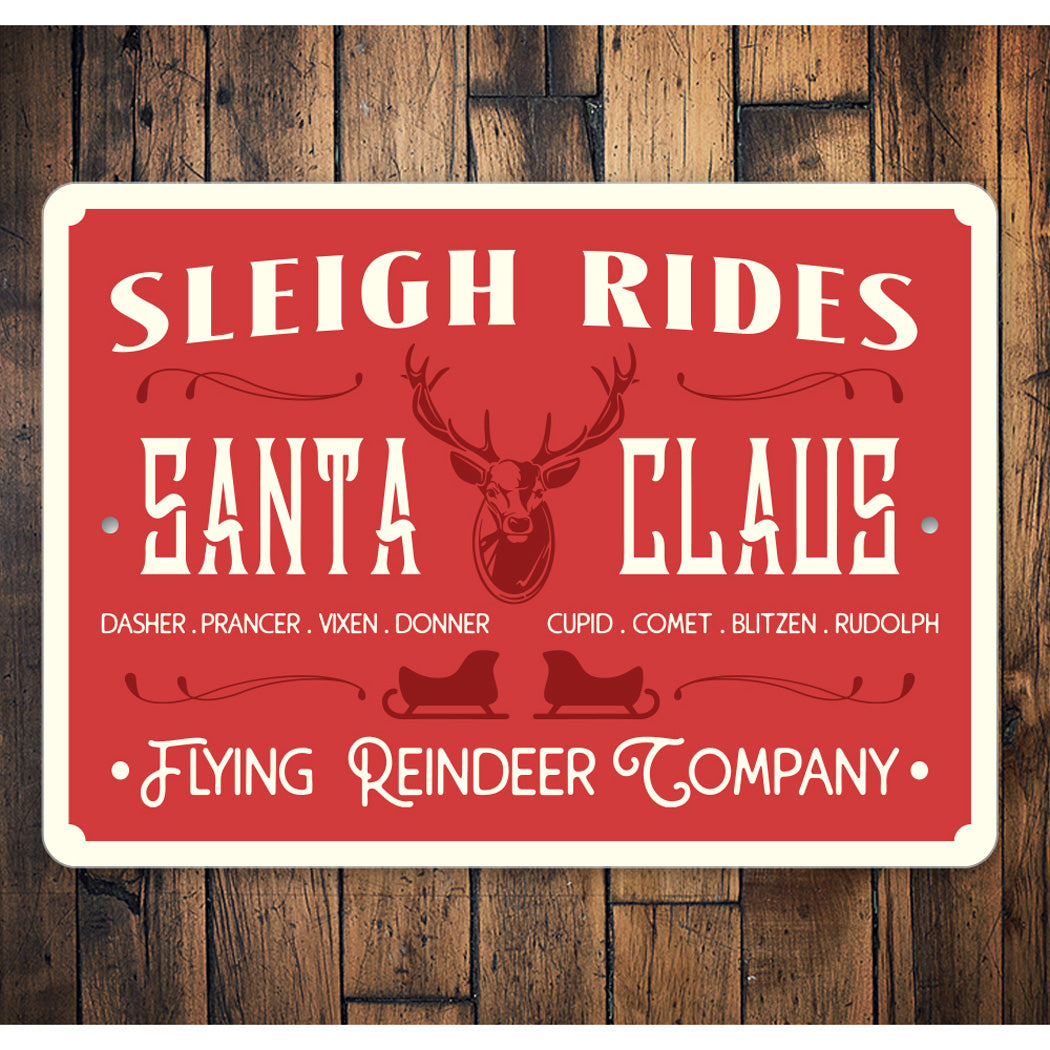 Flying Reindeer Company Sign