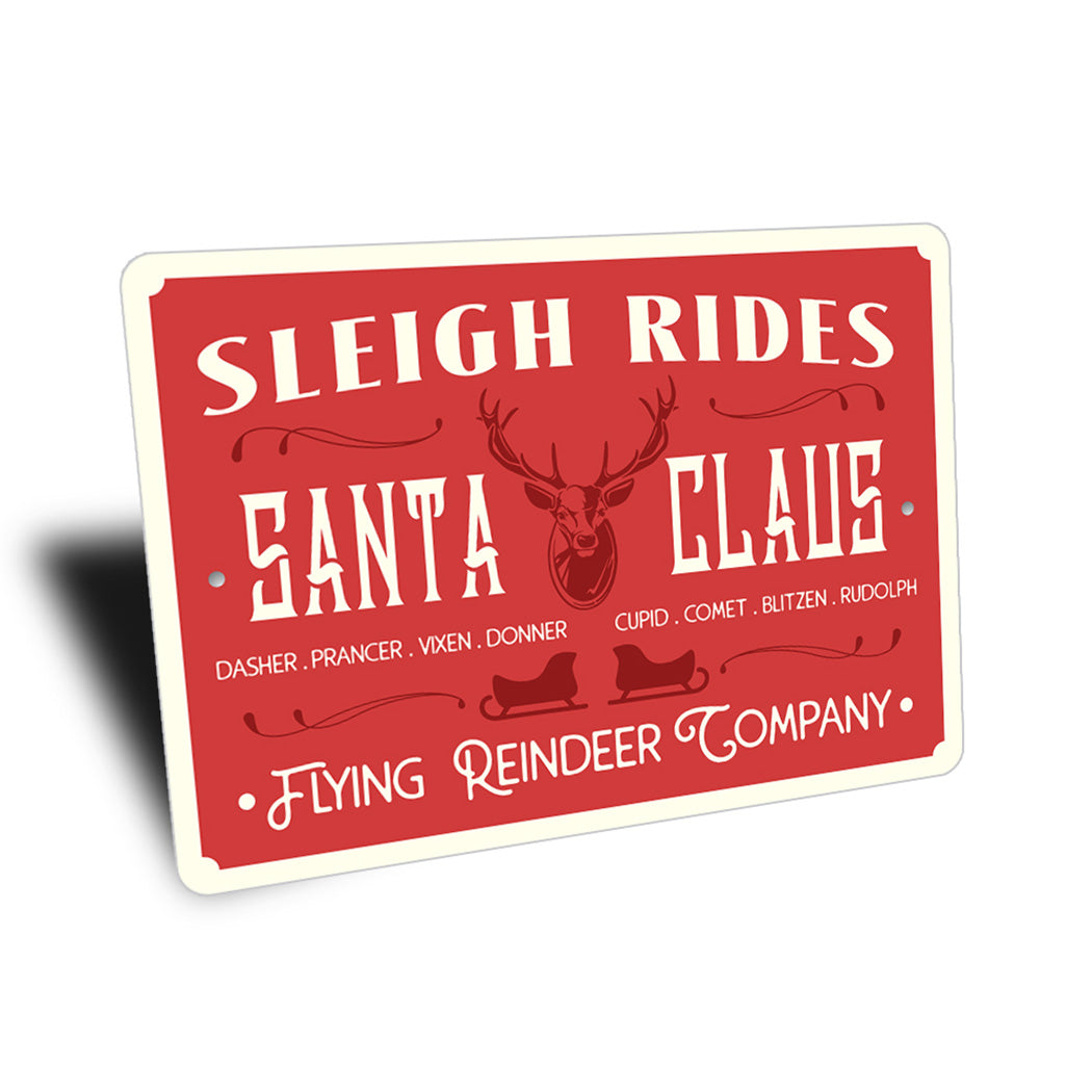 Flying Reindeer Company Sign