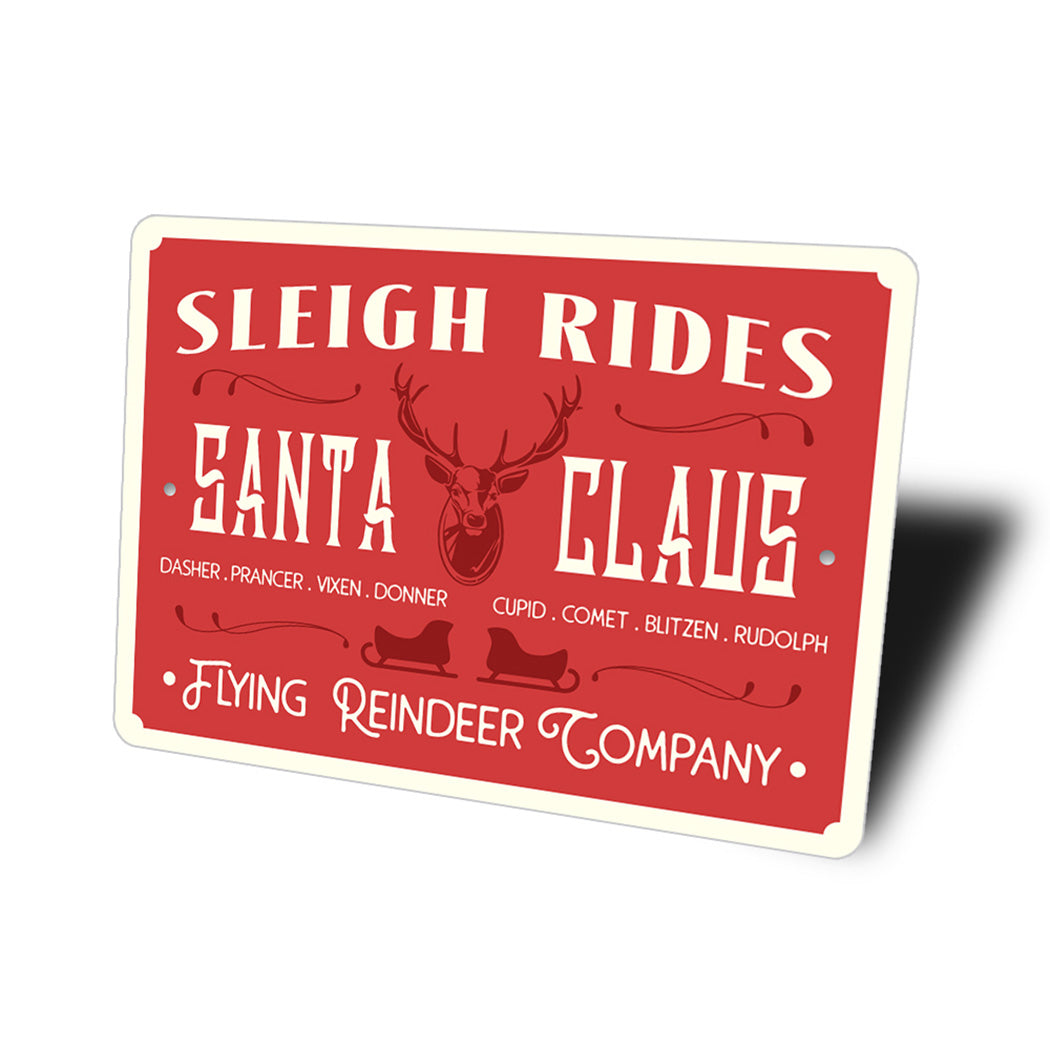 Flying Reindeer Company Sign
