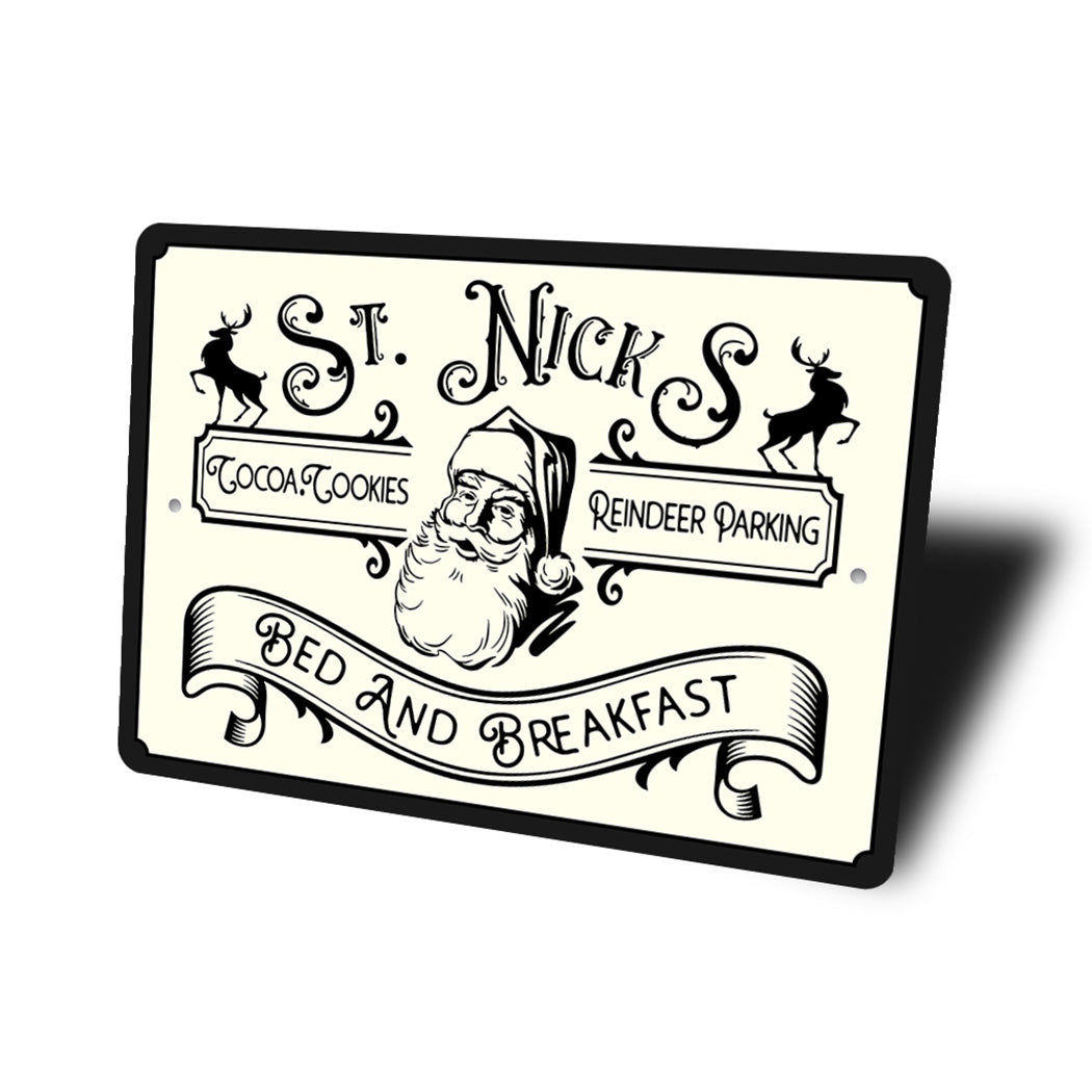 St Nicks Bed And Breakfast Sign