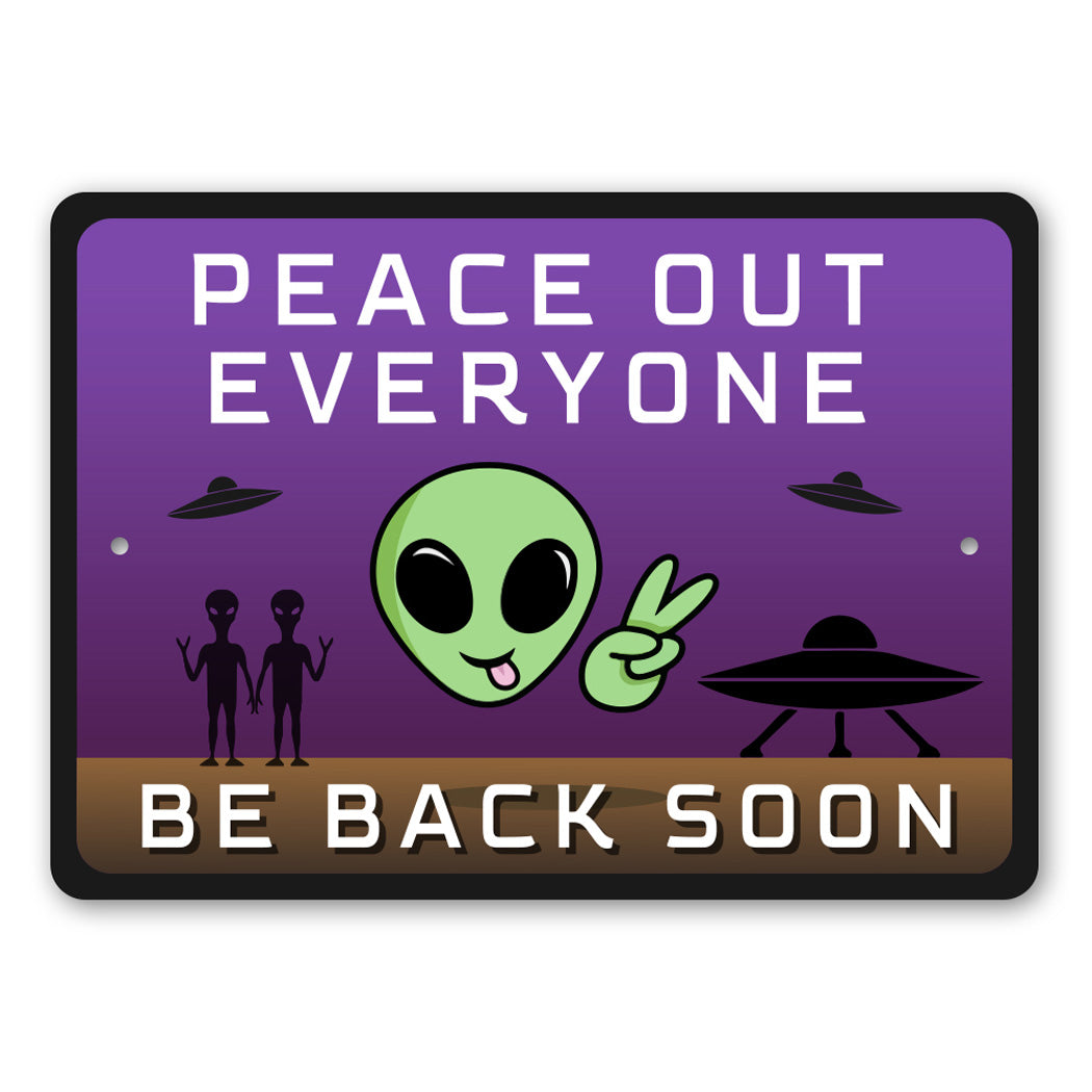 Be Back Soon Door Sign