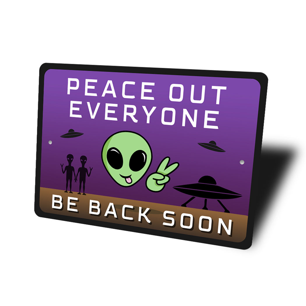 Be Back Soon Door Sign