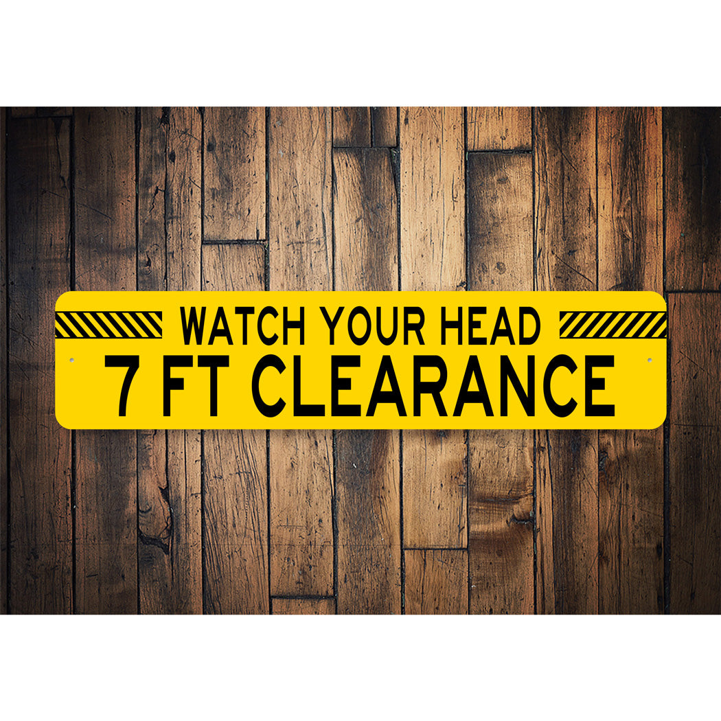 Watch Your Head Clearance Horizontal Sign