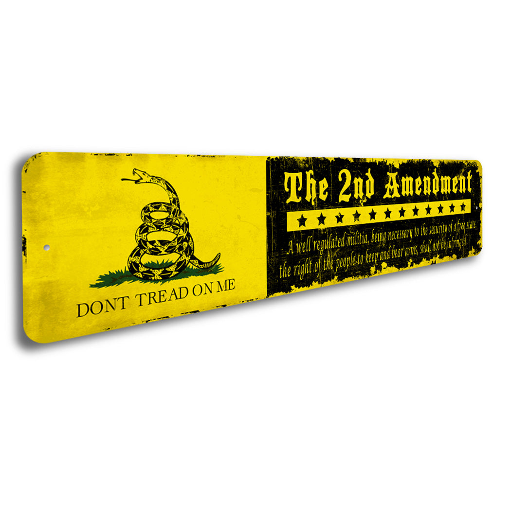 2nd Amendment Vintage Sign