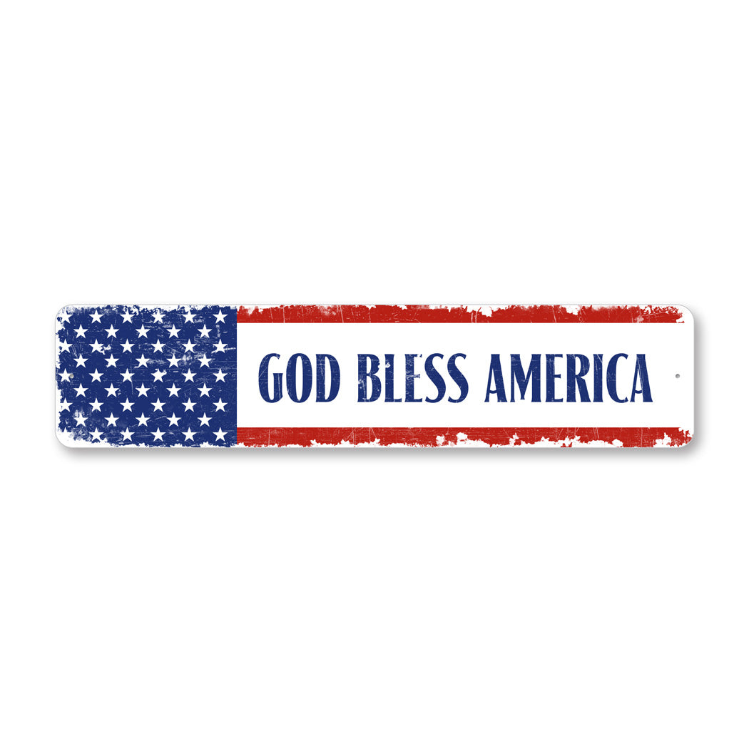 God Bless America Sign