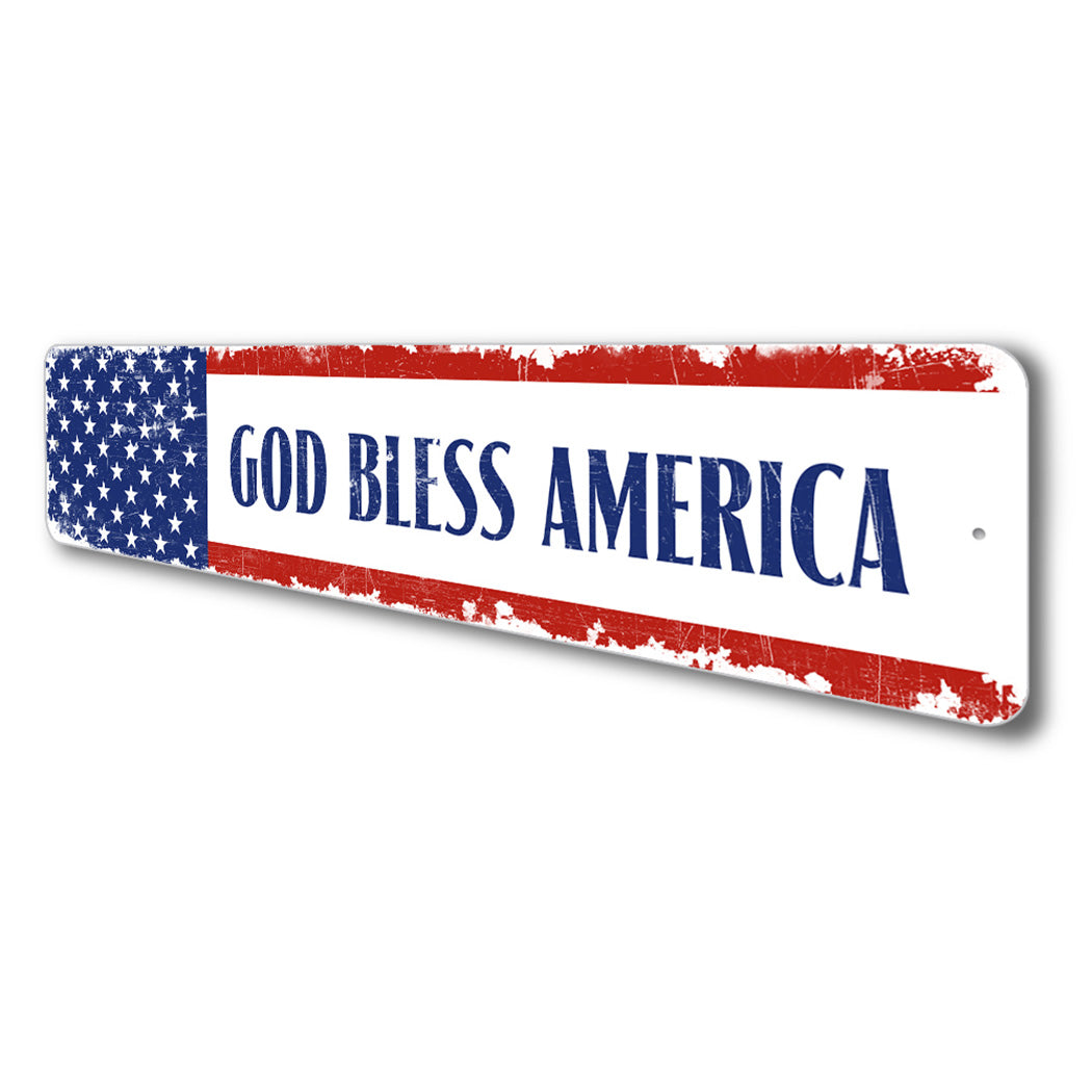 God Bless America Sign