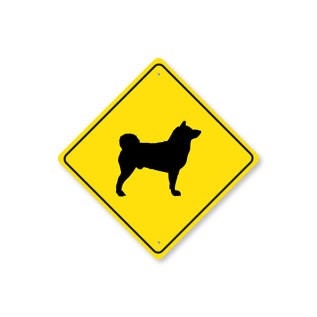 Akita Dog Diamond Sign