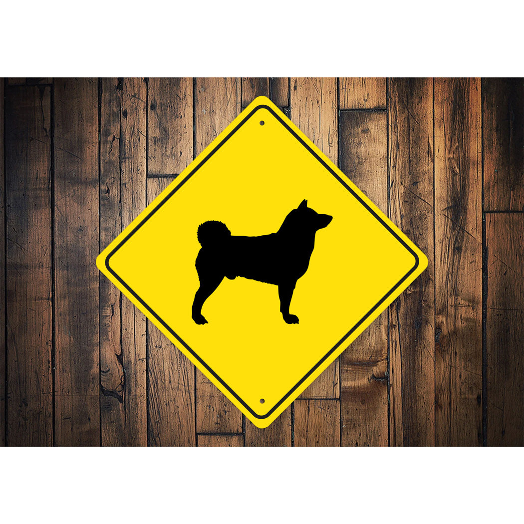 Akita Dog Diamond Sign