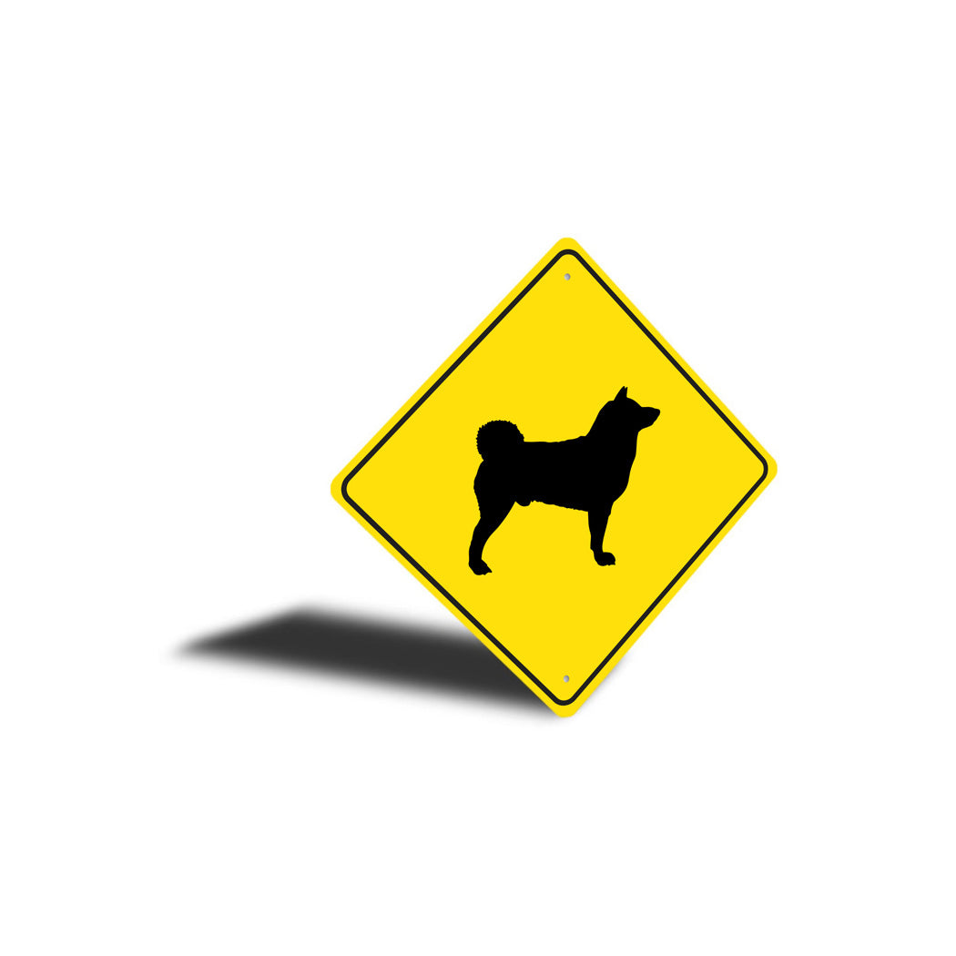Akita Dog Diamond Sign