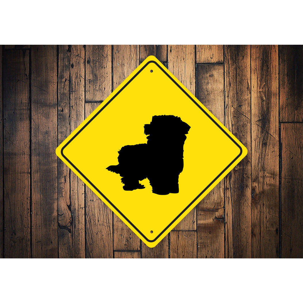 Maltipoo Dog Diamond Sign