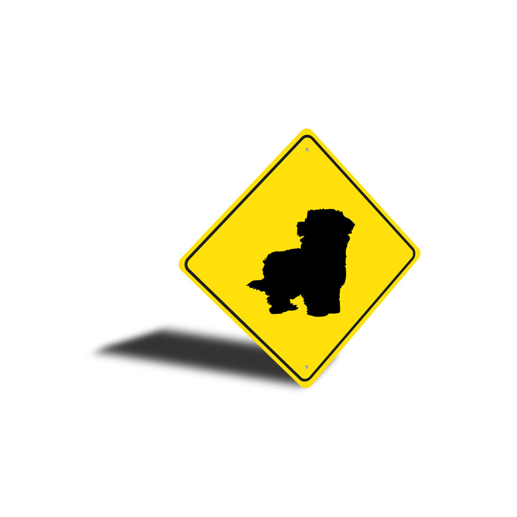 Maltipoo Dog Diamond Sign