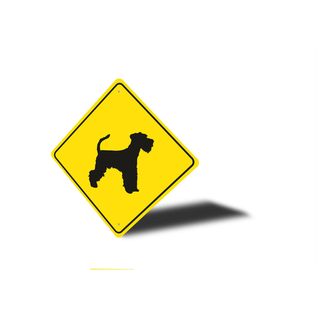 Miniature Schnauzer Dog Diamond Sign