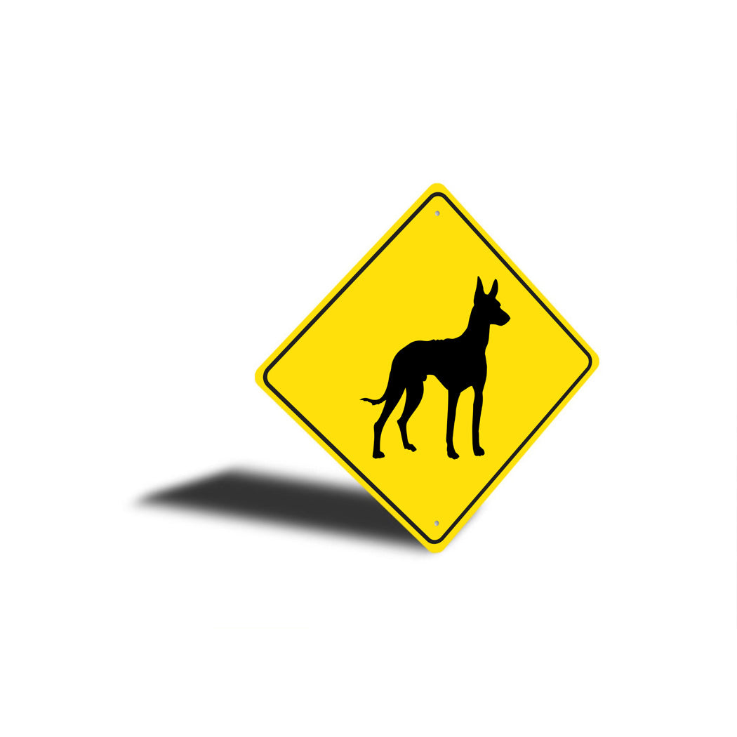 Pharaoh Hound Dog Diamond Sign