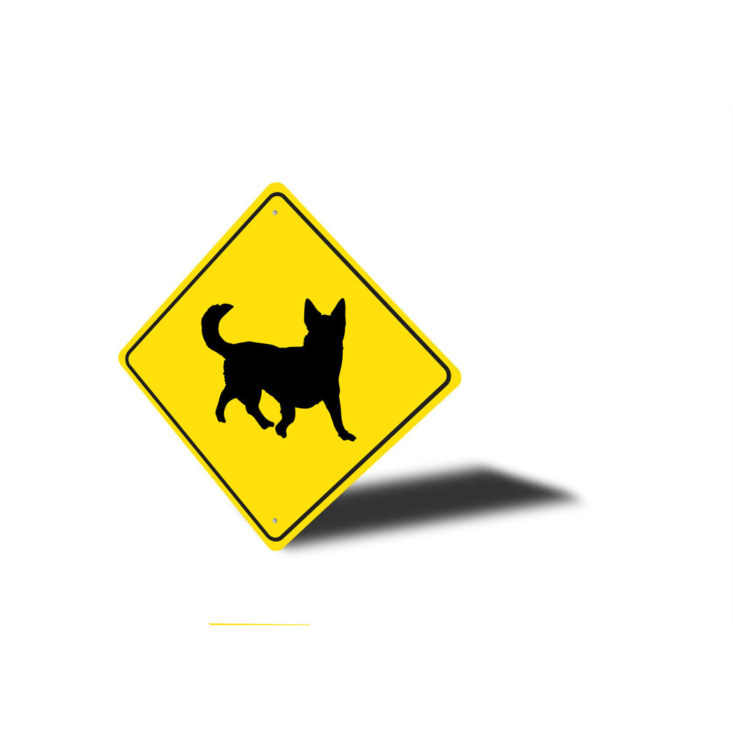 Swedish Vallhund Dog Diamond Sign